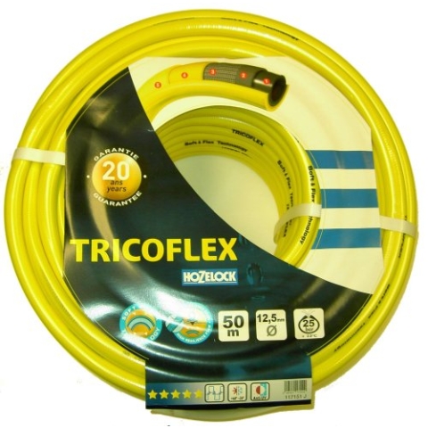 Tricoflex 00110216 Wasserschlauch 1,3 cm (12,5 mm) 50 m Rolle gelb