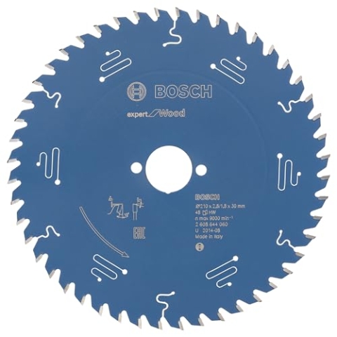 Bosch Professional Kreissägeblatt 'Expert for Wood' (für Holz, Ø 210 x 30 x 2,4 mm, 48 Zähne, Zubehör Kreissägen)