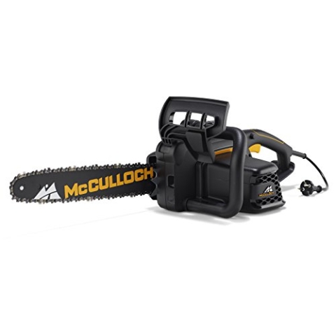 McCulloch Elektro-Kettensäge CSE 2040 S: Motorsäge mit 2000 W Motorleistung, 40 cm Schwertlänge, Kabelschelle, doppelte Kettenbremse, werkzeuglose Kettenspannung (Art.-Nr. 00096-71.482.01)