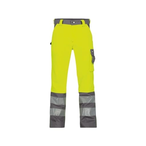 DASSY® Lancaster Warnschutzhose - Größe 52 - NEONGELB/ZEMENTGRAU
