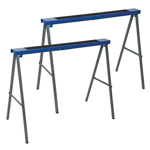 Silverline 783160 Metall-Sägebock, Doppelpack 125 kg