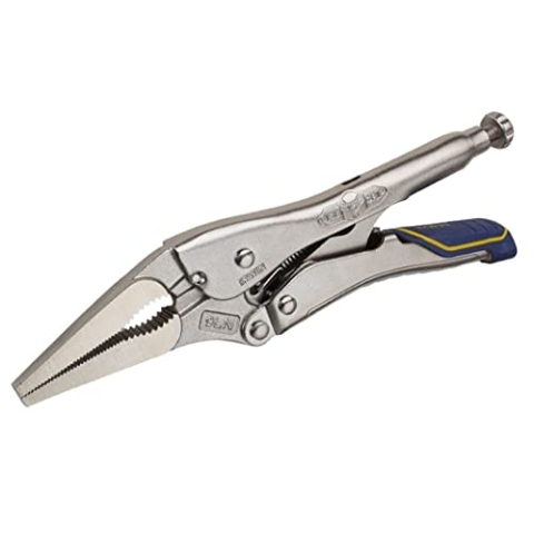 Irwin Fast Release 9LN Langbeck-Gripzange 225 mm, lange Backen, Spannweite 70 mm, Drahtschneider, ProTouch 2K-Griff, T15T