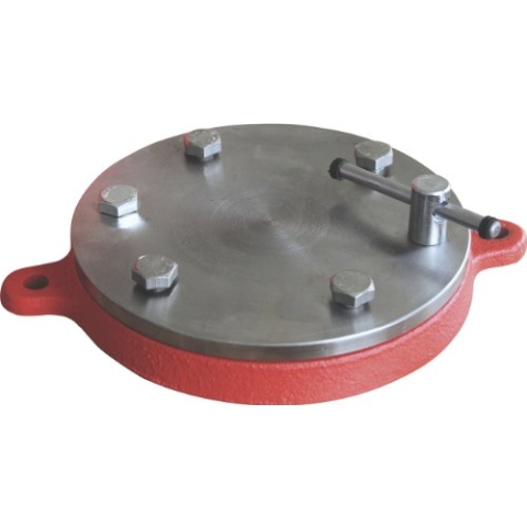 KS Tools 914.0035 Schraubstock mit Rundteller, 150 mm