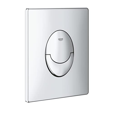 Grohe Skate WC-Betätigungsplatte mit 2-Mengen- und Start-Stopp-Funktion für pneumatische Betätigung chrom 38964000 Mattchrom