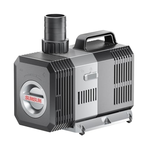 SunSun CTP-2800 SuperECO Teichpumpe 3000 l/h / 10 W, energiesparende Filterpumpe, Bachlaufpumpe für Koiteiche, Umwälzpumpe, Gartenteichpumpe