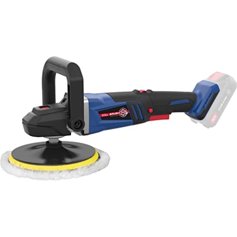 Güde Akku Poliermaschine PM 18-0 BL (Easy-Energy-Exchange, Brushless Series, Lithium Ionen, 18 V, stufenlos einstellbare Geschwindigkeit, ohne Akku und Ladegerät), Blau /Schwarz