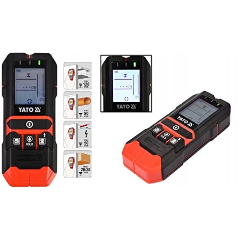 Yato DIG Detektor mit Feuchtigkeitstest 4in1