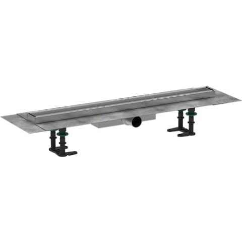 hansgrohe 56165000 RainDrain Compact Duschrinne 700 befliesbar für Flache Installation Komplettset