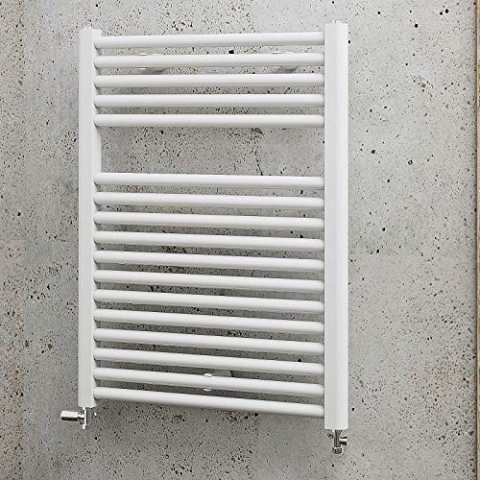 Schulte Badheizkörper München, 77 x 60 cm, 532 Watt Leistung, Anschluss unten, alpinweiß, Designheizkörper, H07660 04