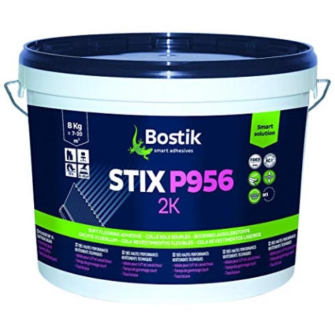 Bostik Stix P956 2K PU Gummi Linolium Kleber Klebstoff 8kg Einheit