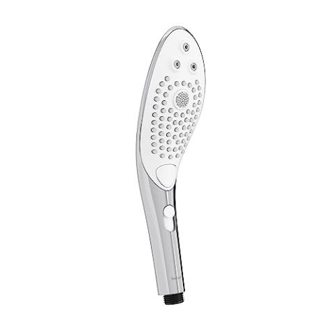 Womanizer Wave 2-in-1 Duschkopf, multifunktionaler, mit Stimulation - Intimmassagegerät mit speziellen Wasserstrahlen - 3 verschiedene Wasserstrahlmuster - chrom