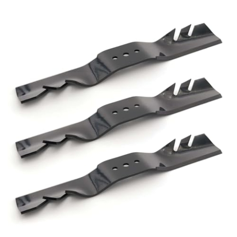 - 3 Stück To the South® 35,8 cm 3 in 1 Mähmesser passend für Husqvarna (Rider), Jonsered, McCulloch, Partner & Zenoah - 94cm Mähdeck - 3er Set