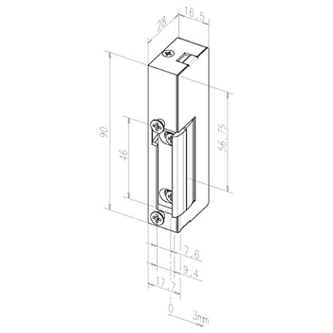 Assa Abloy effeff Elektro-Türöffner ohne 19-D11