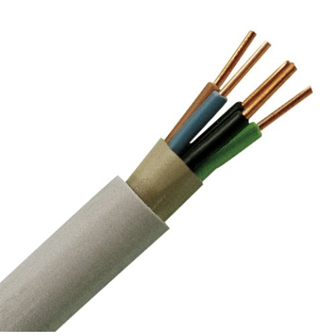 Kopp 153225006 Mantel-Leitung NYM-J, 5 x 2.5 mm², 25 m, grau