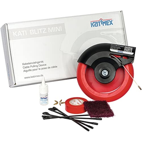Katimex® Blitz Mini | 15 m | Verkabelungssystemen | Glasfaserkabelverlegung | LWL-Installationen | Flexi-Sonde Mini