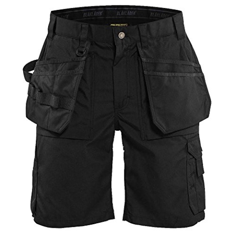 Blaklader 15261845 Handwerker-Shorts Leichtgewicht, Schwarz, grootte C56