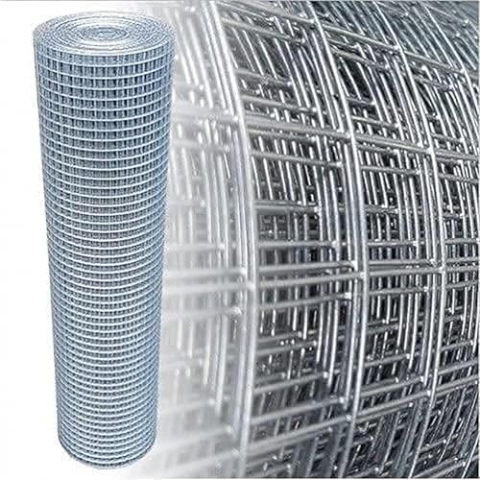 Garmix Volierendraht Verzinkt 25x25mm Drahtgitter 4-Eck Maschendraht (100cm x 5m, 2,00mm)