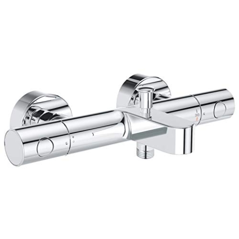 Grohe Grohtherm 1000 Cosmopolitan Wannenthermostat SCHUTZ vor zu heißen Temperaturen durch SafeStop 34215002 Chrom Ohne Brausegarnitur