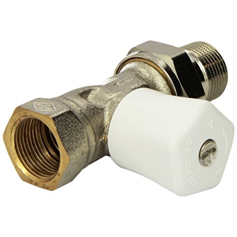 TA Heimeier HK-Regulierventil Mikrotherm Durchgang, Rotguss vernickelt 3/4 Zoll, 0122-03.500