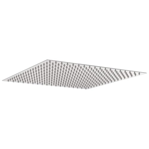 vidaXL Regenbrause Edelstahl 304 40x40 cm Quadrat, Duschkopf, Regenduschkopf, Dusche, Kopfbrause, Badzubehör, Badarmatur, Duscharmatur, Regendusche
