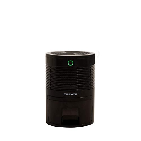 CREATE / DRYPLUS / Luftentfeuchter Mini 600ml Schwarz / Abschaltautomatik, umweltfreundlich, klein und handlich, einfache Bedienung, Peltier-System, 22W