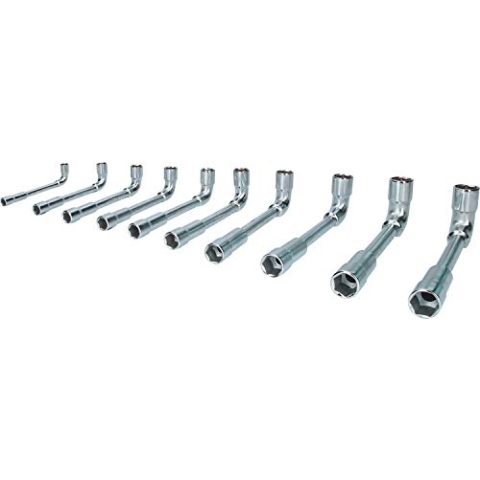 BRILLIANT TOOLS BT015100 Doppel-Steckschlüssel-Satz, 10-tlg [Powered by KS TOOLS]