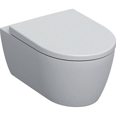 Geberit iCon Pack Wand-WC 36x53x37,5 cm Mit Sitz Rimfree Matt Weiß