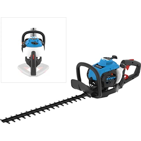 Güde 93993 Heckenschere GMH 603 (2-Takt OHV Motor, 0,75 kW Motorleistung, Reversierstart) Blau/Schwarz
