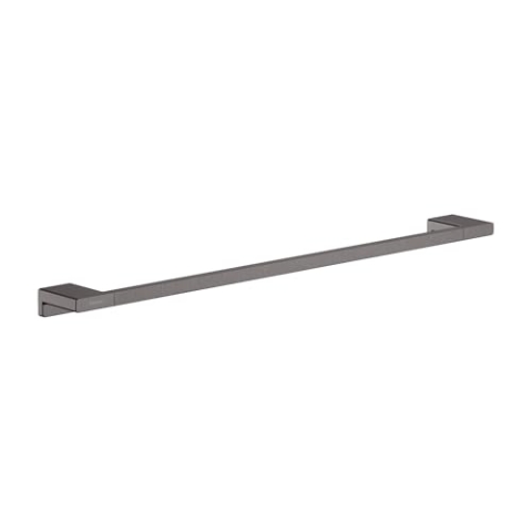 hansgrohe AddStoris - Badetuchhalter, Handtuchhalter für Wandmontage, verdeckte Befestigung, Badezimmer Zubehör, Brushed Black Chrome, 41747340