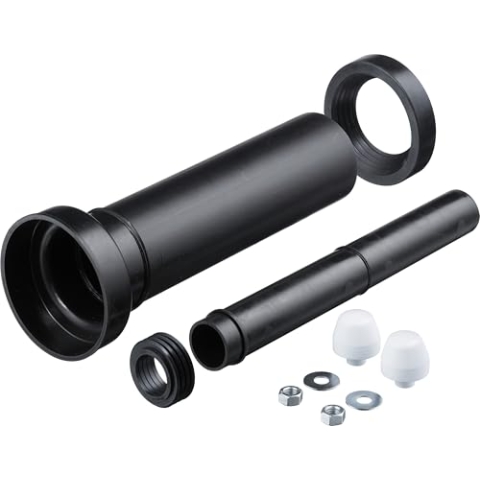 Duravit DuraSystem Wandanschlussgarnitur für WC, verlängert, 365 mm, WD6010000000