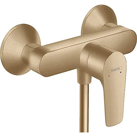 hansgrohe Duscharmatur Talis E (Aufputz Duschmischer, für 1 Funktion) Brushed Bronze