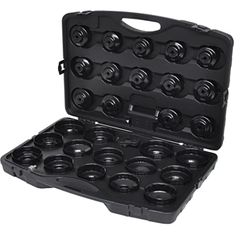KS Tools 150.9350 3/8" Ölfilterschlüssel-Satz, 30-tlg
