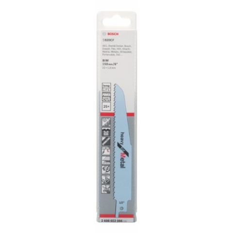 Bosch 2608653066 Säbelsägeblätter - S 920 CF, 25 teilig