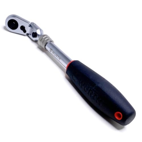 Würth 3/8 Zoll Teleskop Gelenkkopfknarre Ratsche ausziehbar variabel Knarre Schraubenschlüssel 07151292
