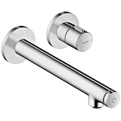 AXOR Wasserhahn Uno Select Unterputz (Armatur mit Auslauf Länge 220mm, Wandmontage) Chrom