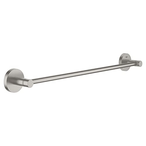 Grohe Essentials Badetuchhalter 450mm, supersteel, 1 Stück, 40688DC1