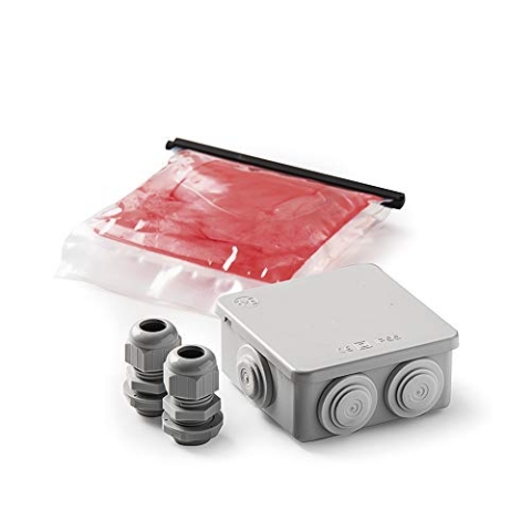 FAMATEL - CONNECT PLUS | Produkt von maximaler Wasserdichte | Mit Isoliergel und Stopfbuchse | Weiß und Rot