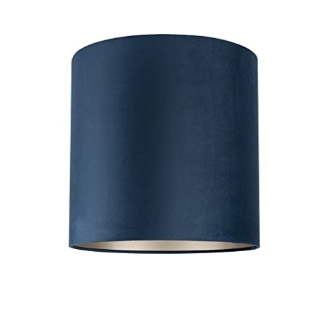 Uniqq Lampenschirm Velours King Blau Ø 40 cm - 40 cm hoch