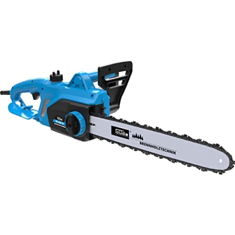 Güde 95031 Elektro Kettensäge KS 355 EC (1400 W, 345 mm Schnittlänge, werkzeuglose Kettenspannung, automatische Kettenschmierung, hochwertige und scharfe Sägekette)