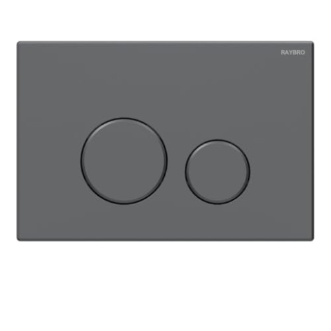 Betätigungsplatte RAYBRO „Cortado 65“ 24,5 × 16,5 cm in Gun Metal