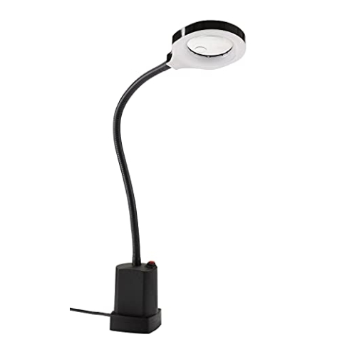 HEDI ML1206LU38D LED Maschinenleuchte | Integrierte Lupe | Arbeitsleuchte | 6 Watt | wechselbare Linse | EEK: A | 550 Lumen