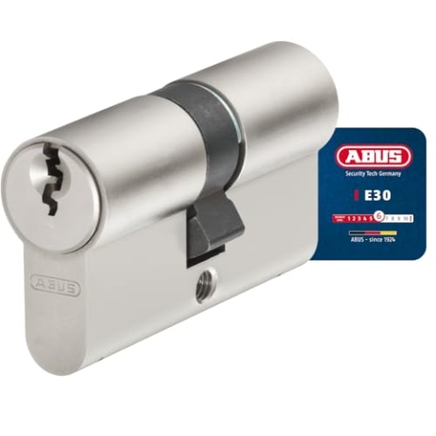ABUS Profilzylinder E30NP 40/50 - Türschloss mit Not- und Gefahrenfunktion inkl. 5 Schlüssel - ABUS Sicherheitslevel 6