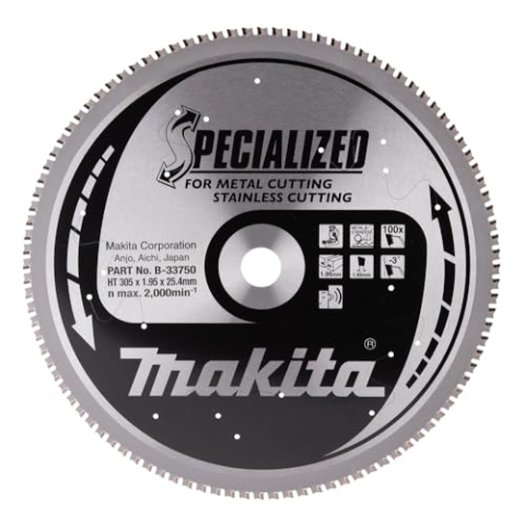 Makita Specialized Saegeblatt, 305 mm x 1 Zoll, 100Z, B-33750