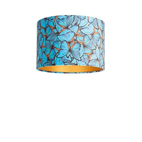 Uniqq Lampenschirm Velours Schmetterling Ø 35 cm - 20 cm hoch