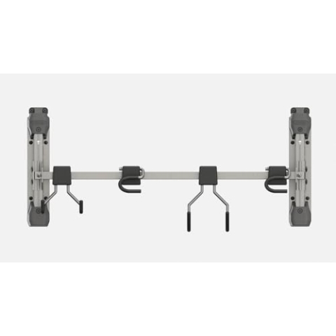 Keter Werkzeughalter aus Metall, kompatibel mit Keter Gartenhäuschen, 4 Haken mit Einer Gesamttragfähigkeit von bis zu 36 kg, 74 x 31 cm