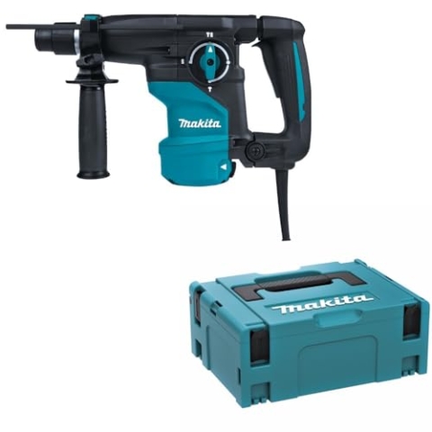 Makita HR3001CJ/2 SDS-Plus Drehhammer 240 V, 30 mm, Lieferung in Makpac-Koffer