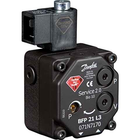 Danfoss Diamond Serie Ölbrennerpumpe Typ BFP 21L3 links, 071N7170 Servicepumpe