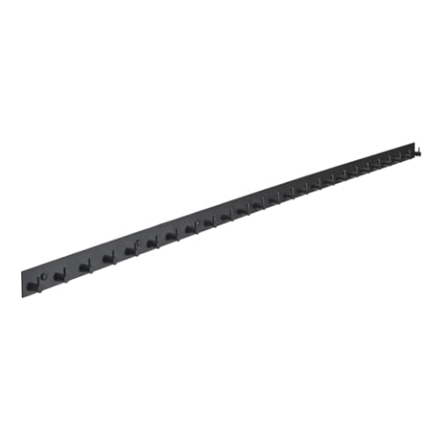 Brute Strength - Garderobenständer - 25 Haken - 172 cm - Edelstahl - Türhaken für Küche, Hakenleiste schwarz, Wandgarderobe, Bad, Wohnzimmer und Flur für Mützen Schals Handtaschen - Handtuchhaken