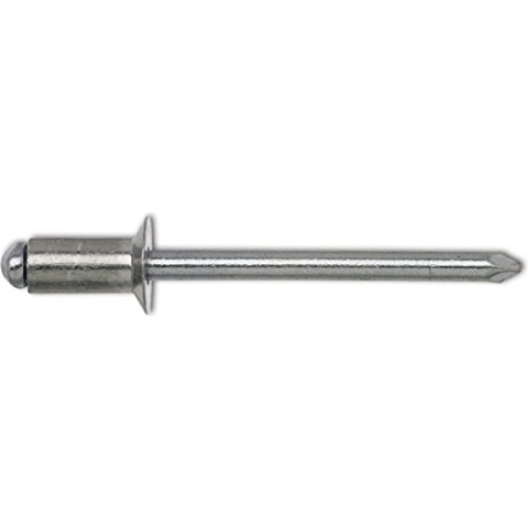 GESIPA ISO15978 Blindniete Senkkopf 5.0x10 Aluminium mit Stahldorn, 500 Stück,1433516