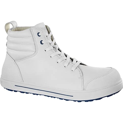 BIRKENSTOCK Sicherheitsschnürschuh Knöchelhoch Boots S3 Weiss QS 700 Obermaterial Leder Stahlkappe 1011236 Größe 38
